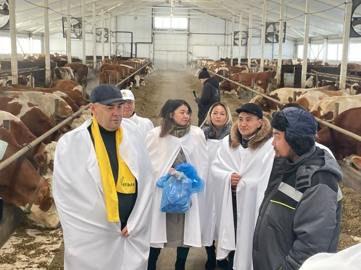 ЖИГУЛИ ДАЙРАБАЕВТЫҢ ШТАБ ӨКІЛДЕРІ  ШАРУАЛАРМЕН ЖҮЗДЕСТІ